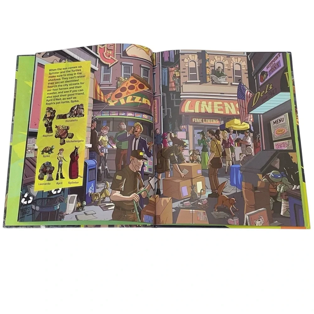 Teenage Mutant Ninja Turtles Activity &‎ Sticker Book Bundle Like New!